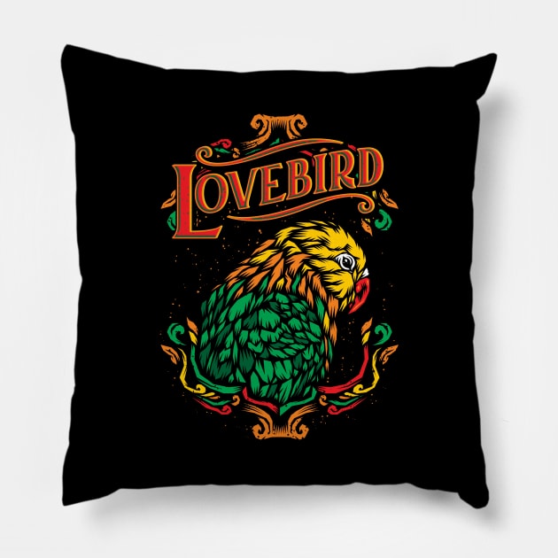 Lovebird Pillow by feelgoodid