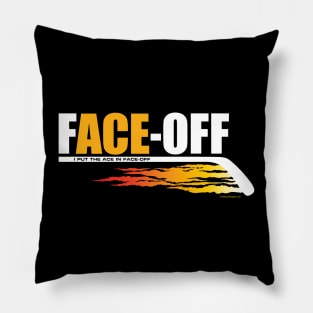 Hockey Face-Off Ace Pillow