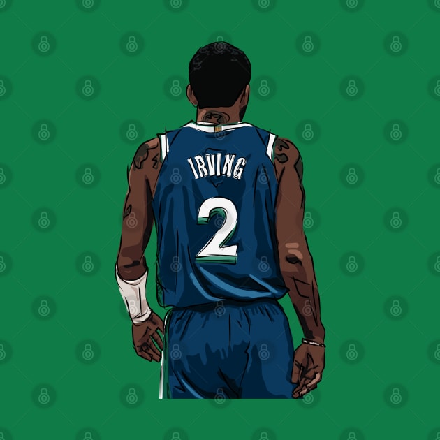 Kyrie Irving Dallas Sketch by rattraptees