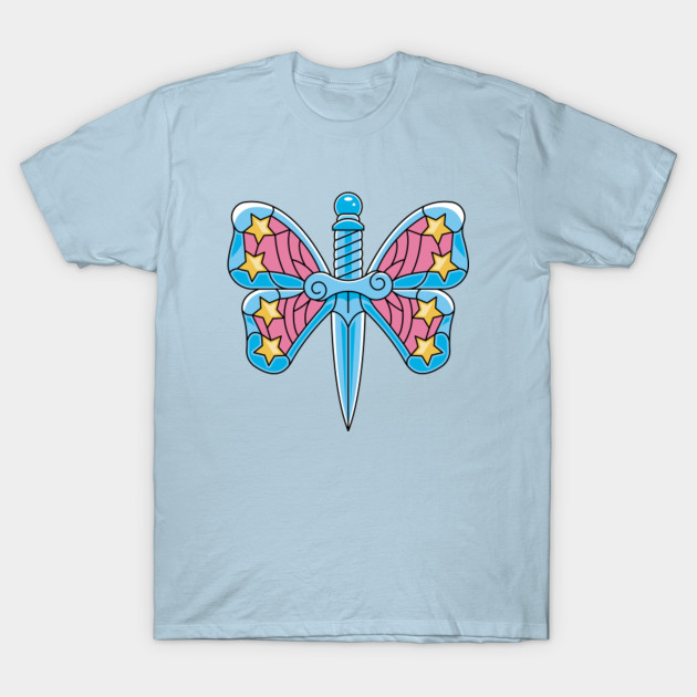 Disover Kawaii Dagger Butterfly Tattoo - Jojos Bizarre Adventure - T-Shirt