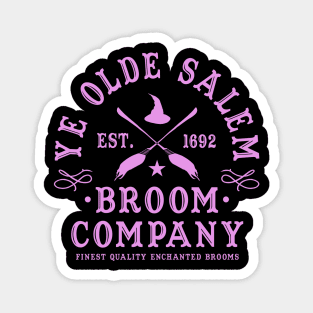 Wiccan Occult Witchcraft Salem Broom Company Magnet