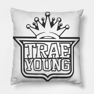 Trae Young Atlanta Hawks Black Pillow