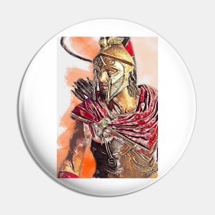 Spartan Hoplite Pin