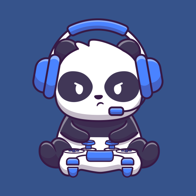 Cute Panda Gaming Panda Mug Teepublic 