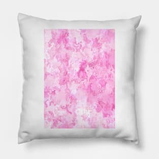 Pink Rose Petals Pillow