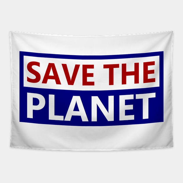 Save the planet Tapestry by Karpatenwilli