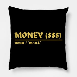 Word Money Pillow