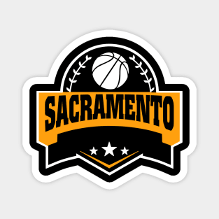 Personalized Basketball Sacramento Proud Name Vintage Beautiful Magnet