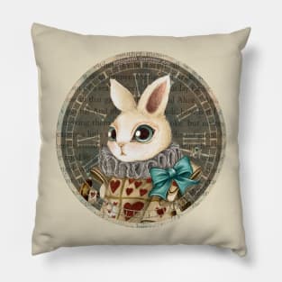 The Herald White Rabbit Pillow