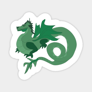 Green Drogon Magnet