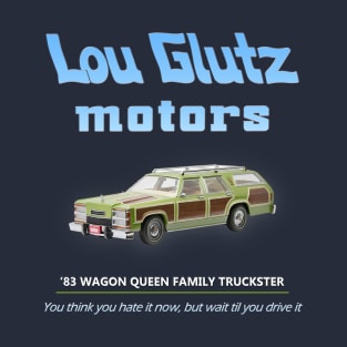 Vacation Lou Glutz Motors T-Shirt