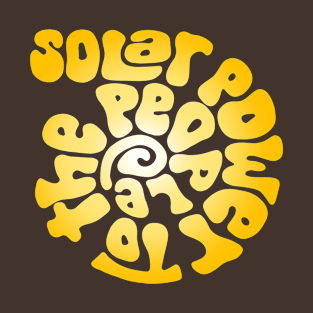 Solar Power to the People Word Art T-Shirt