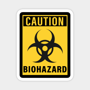 CAUTION BIOHAZARD CORONAVIRUS COVID-19  T-SHIRT DESIGN Magnet