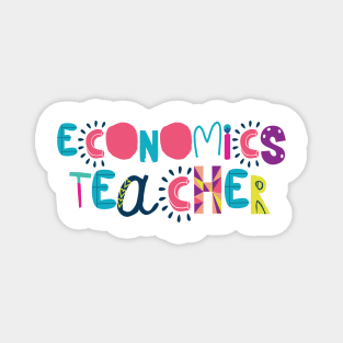 Cute Economics Teacher Gift Idea Back to School Magnet