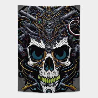 Cyborg Heads S02 D48 Tapestry