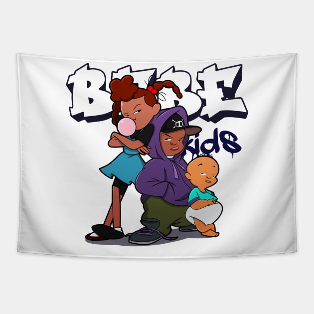 Bebe kids Tapestry by Mike Mincey