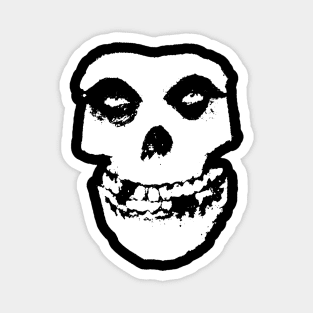 Skull White Magnet