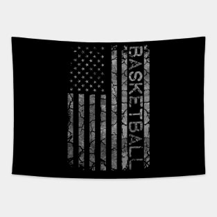 American Flag Basketball Player Coach For Men And Women Team Tapestry