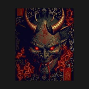 Asian Demon face T-Shirt