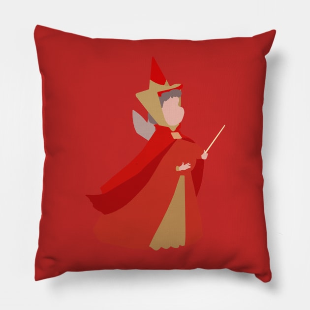 The Red Fairy Pillow by beefy-lamby