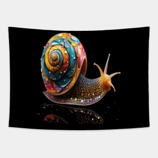 Snail Rainbow Tapestry
