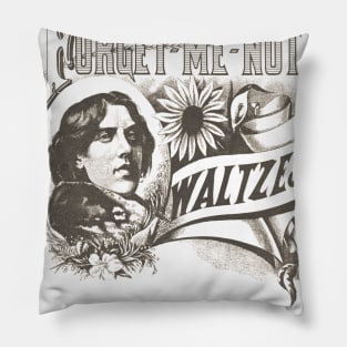 Oscar Wilde - Forget Me Not Pillow