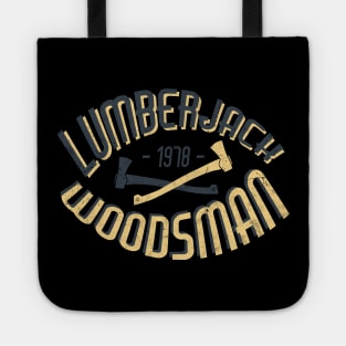 Lumberjack vintage Axe Woodcutter Woodsman Tote