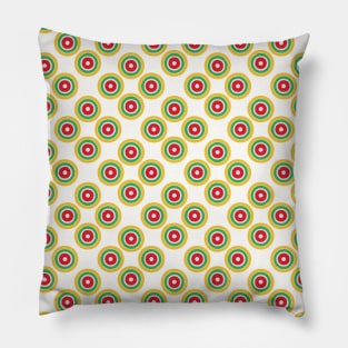 African Patterns with African Colors Pillow