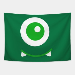 Green Monster Eye Tapestry