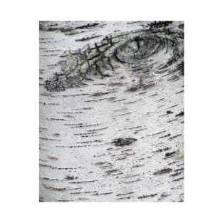 Lispe White Birch Bark T-Shirt