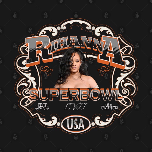 Super Bowl LVII Rihanna Halftime Show by Herky