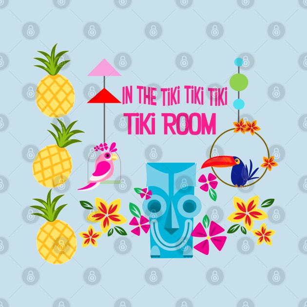 In the Tiki room by Flip Flops in Fantasyland