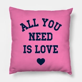 All You Need Is Love, Valentine's Day Varsity Style Matching Couple Pillow