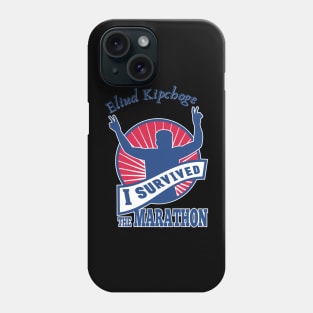 Eliud Kipchoge,I survived The Marathon Phone Case