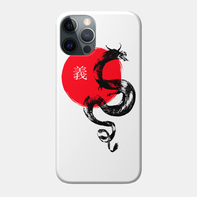 Japanese Rising Sun Dragon Kanji Design Japanese Animation Phone Case Teepublic