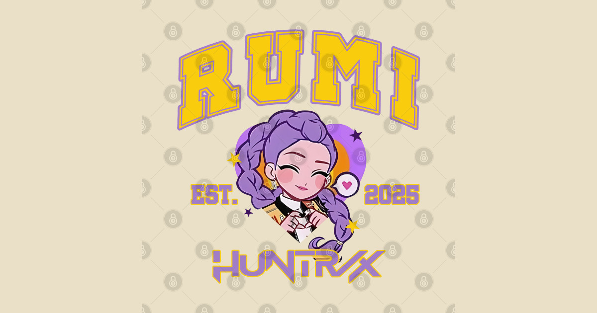 Femme KPop Demon Hunters Heroic Huntrix Huntr/X T-Shirt Avec Col En V