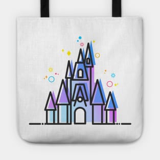 Fairytale Magic Castle Vector Artwork Tote