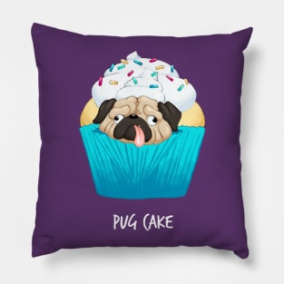 Pug Cake Pillow