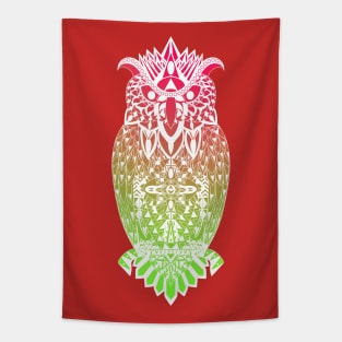 little wise owl ecopop Tapestry