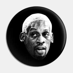 Dennis Rodman New Retro Sketch Pin