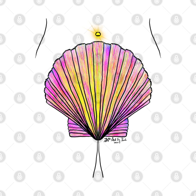 Shell scallop fertility symbol by Pragonette