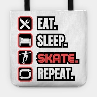 Eat Sleep Skate Repeat Tote