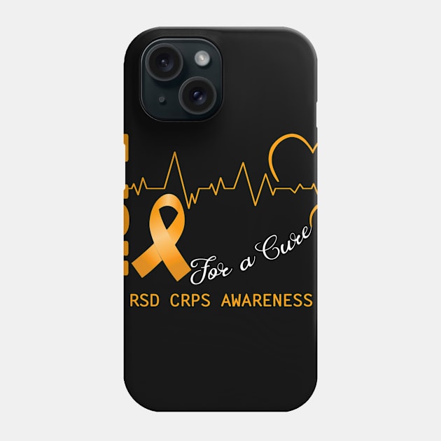 Hope For A Cure RSD CRPS Awareness Support RSD CRPS Warrior Gifts Phone Case by ThePassion99