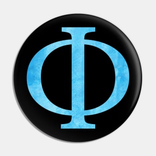 Blue Phi Pin