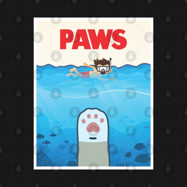 PAWS -JAWS Poster Parody by jaybeetee