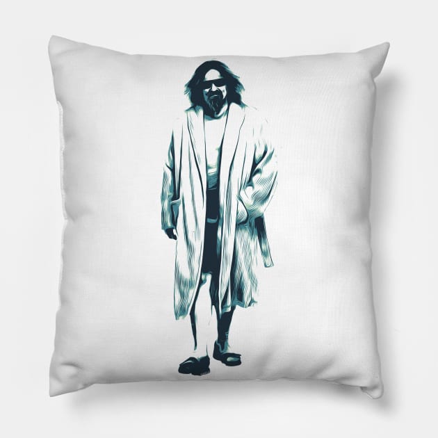 Blue Dude Pillow by Nonconformist