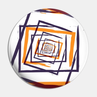 Abstract paint modern orange purple Pin