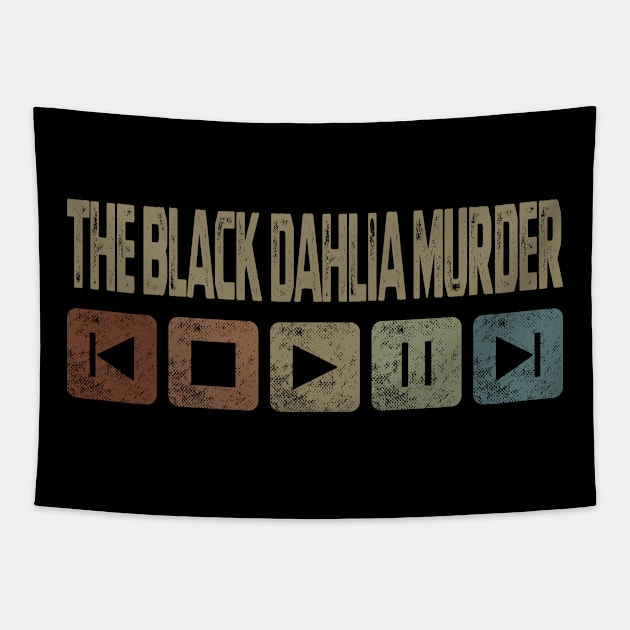 The Black Dahlia Murder Control Button Tapestry by besomethingelse