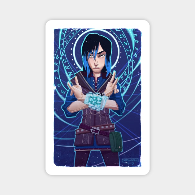 Douxie Tarot (Wizards: Tales of Arcadia) Magnet by inhonoredglory