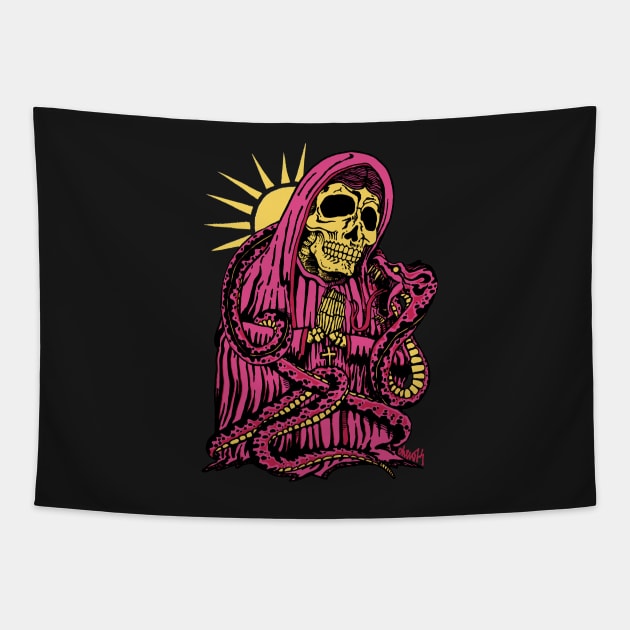 Santa Muerte Tapestry by miskel